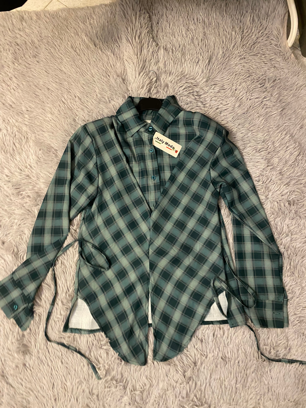 Camicia Anna verde smeraldo