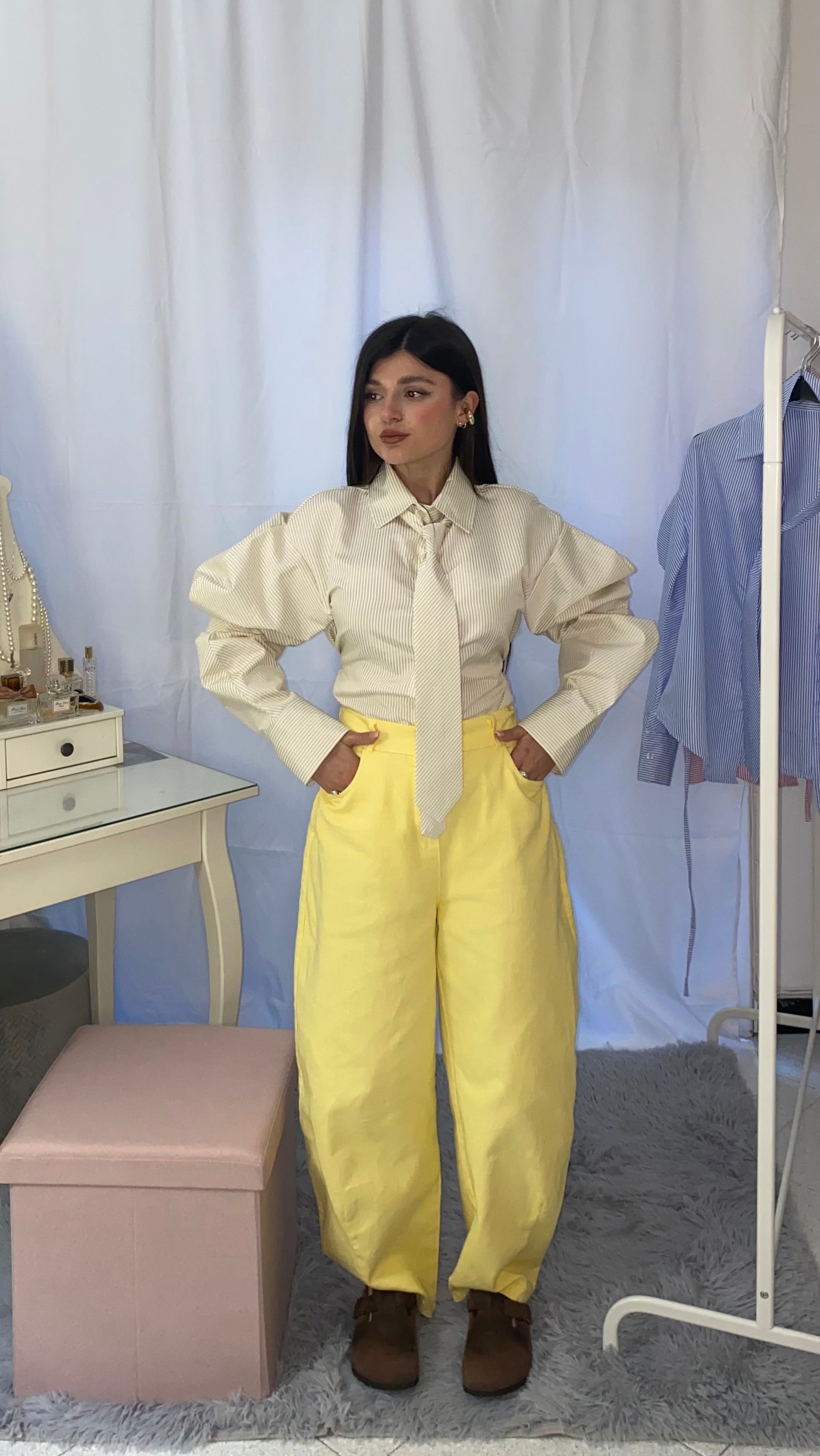 Camicia Maria gialla