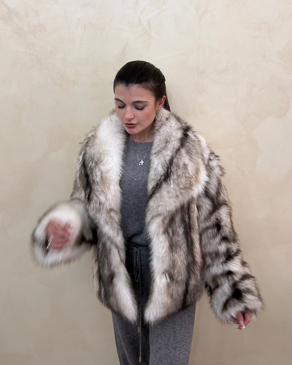 Pelliccia White Cortina