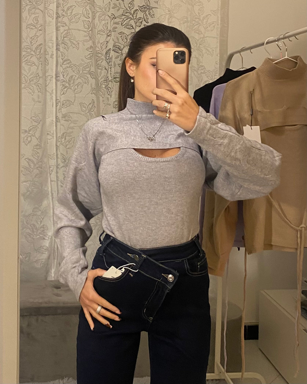 Coordinato Ginni grigio