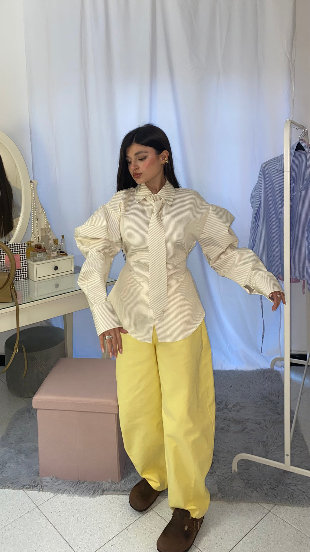 Camicia Maria gialla