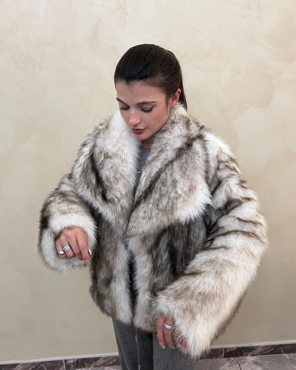 Pelliccia White Cortina