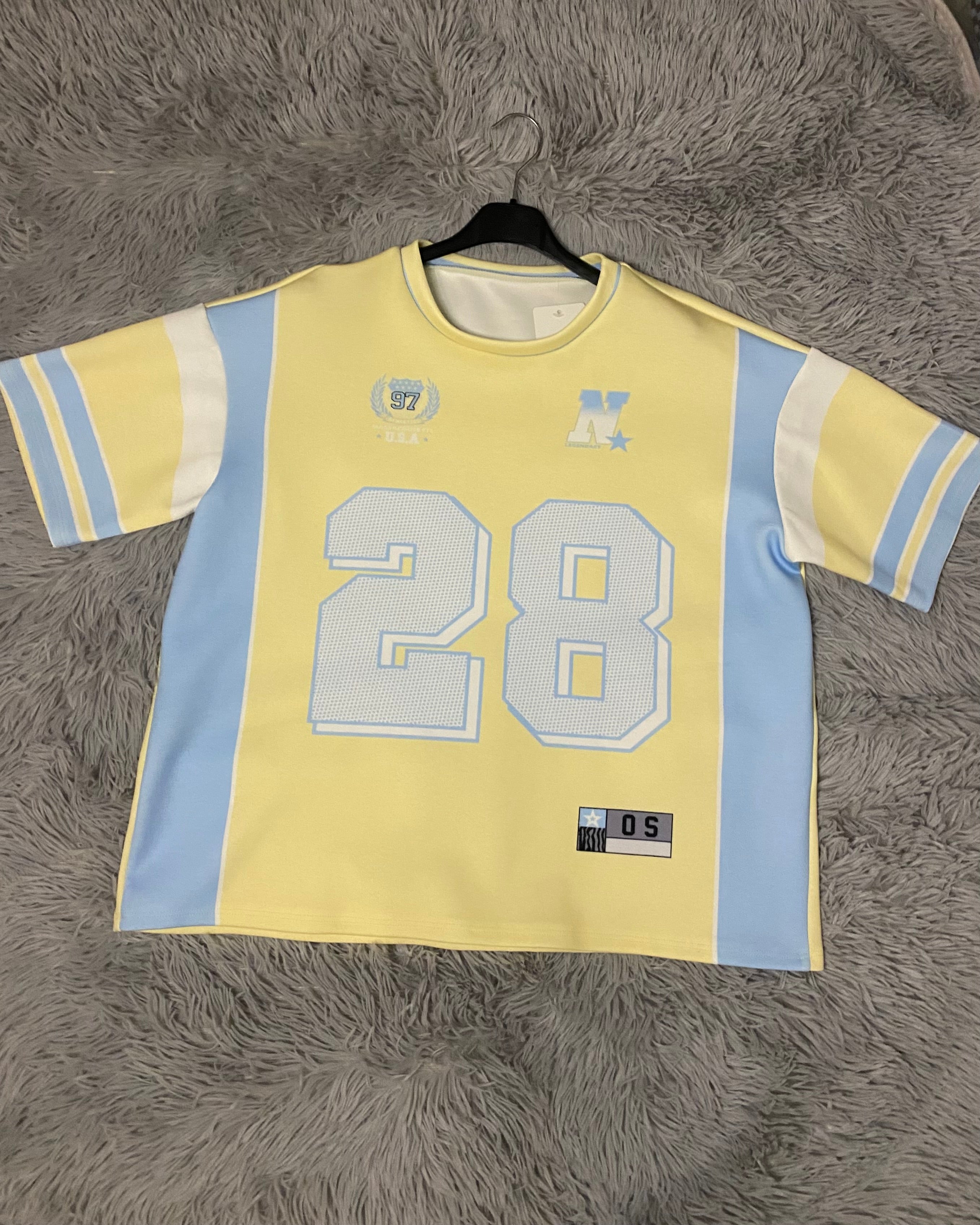 T-shirt Miami gialla