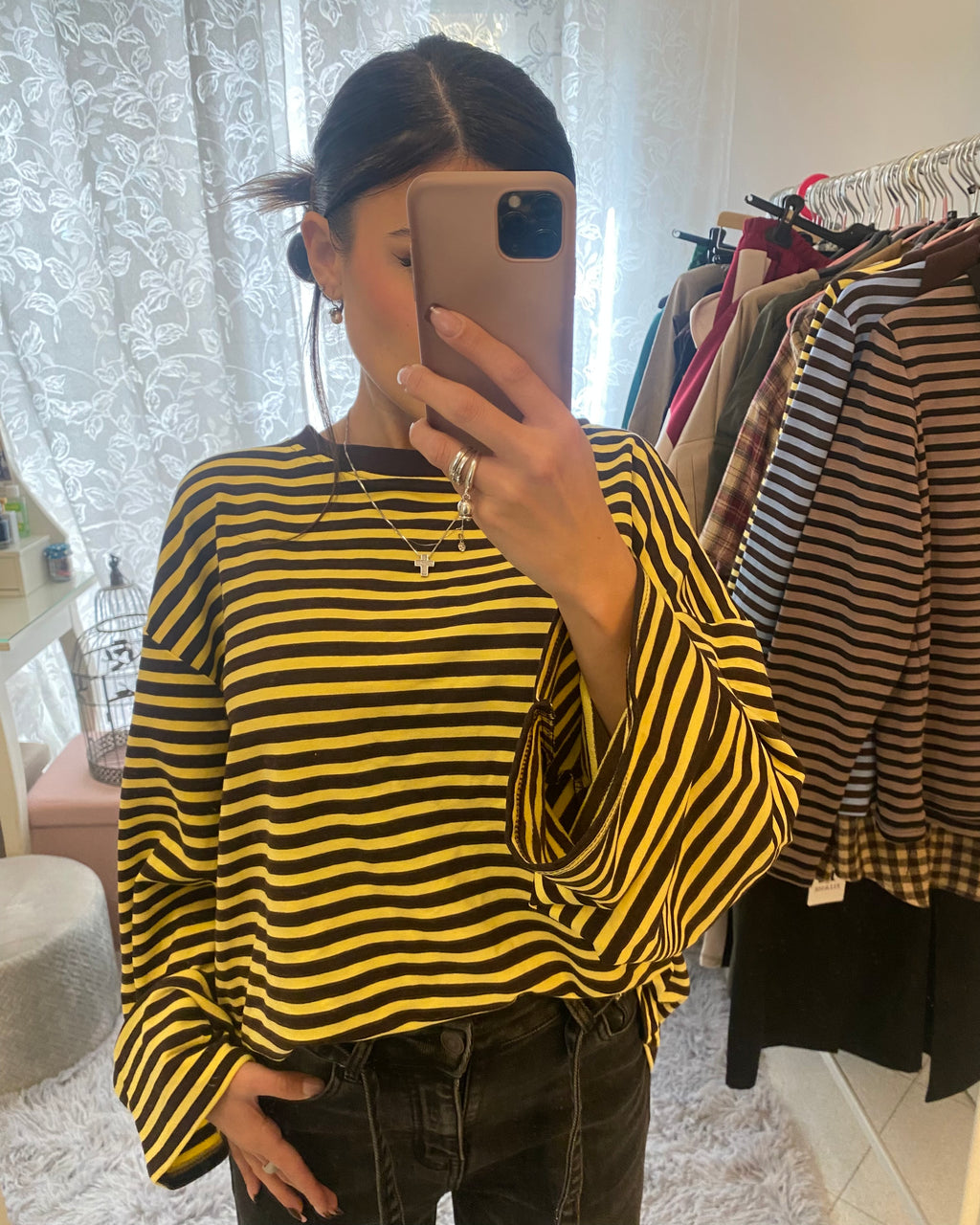 Shirt Starlet Gialla e marrone