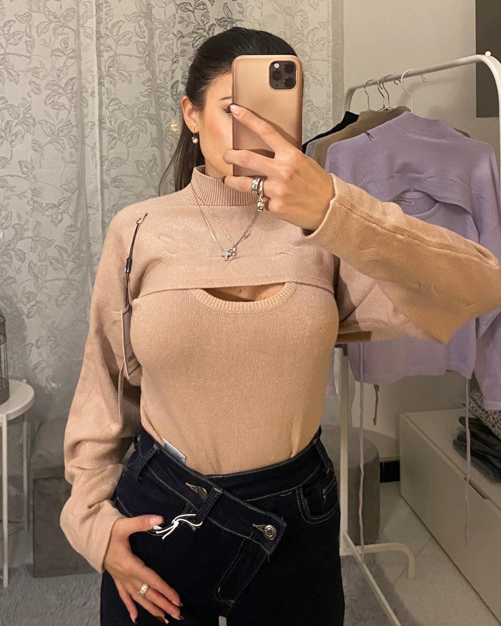 Coordinato Ginni cipria