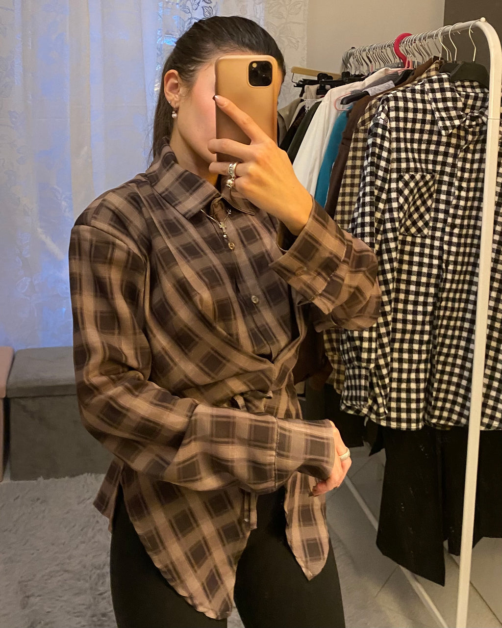 Camicia Anna marrone