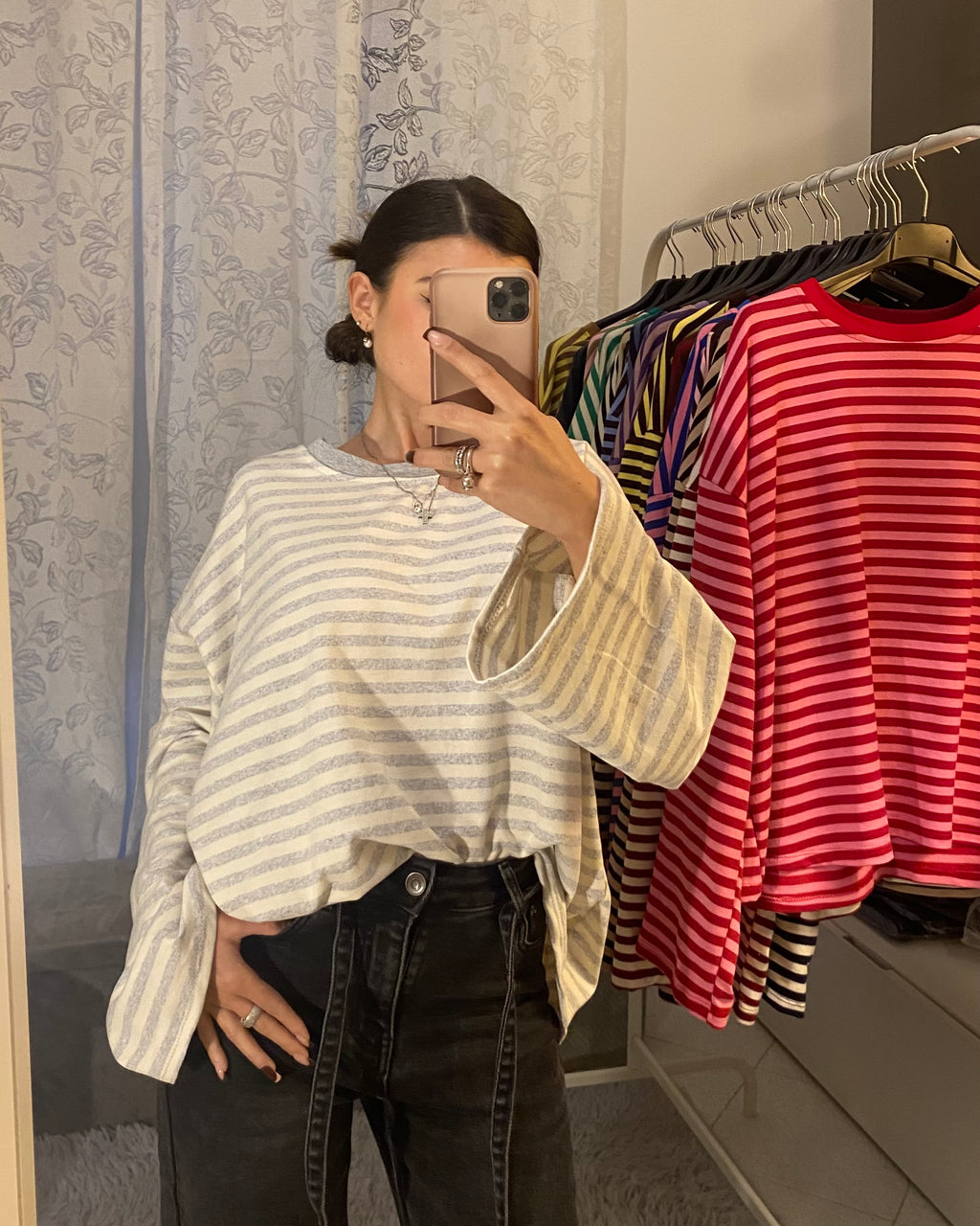 Shirt Starlet Grigia/Bianca