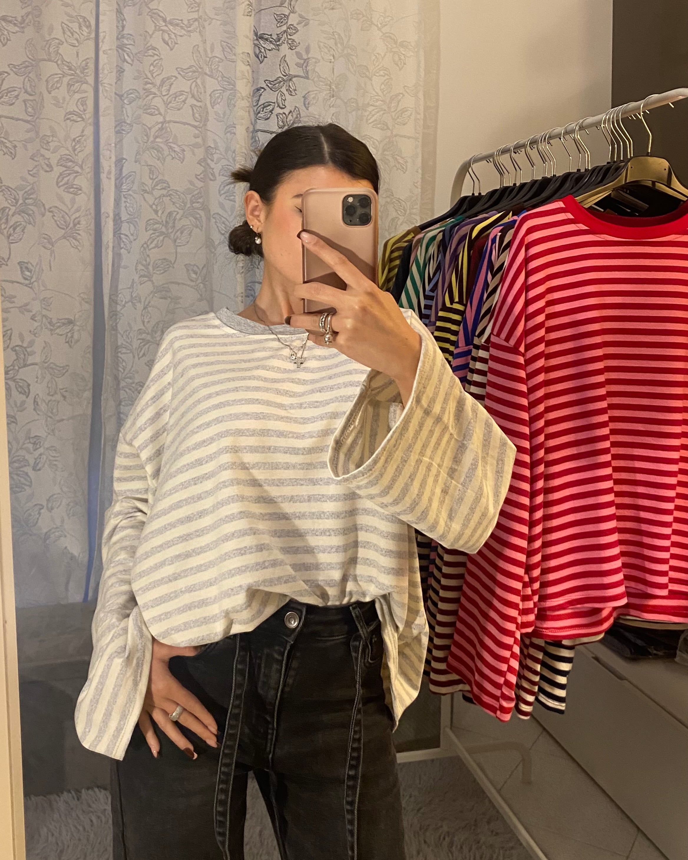 Shirt Starlet Grigia/Bianca