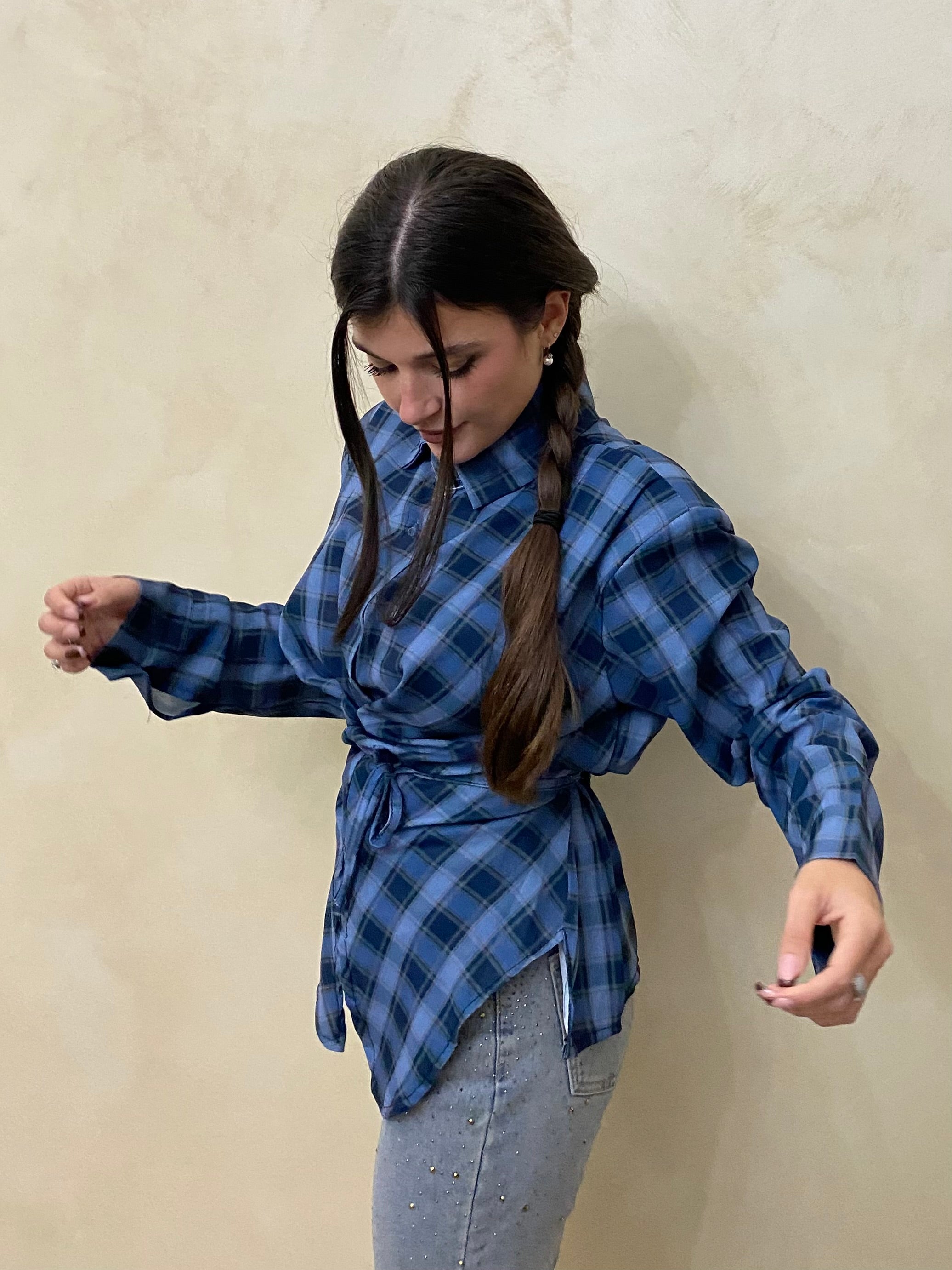 Camicia Anna celeste