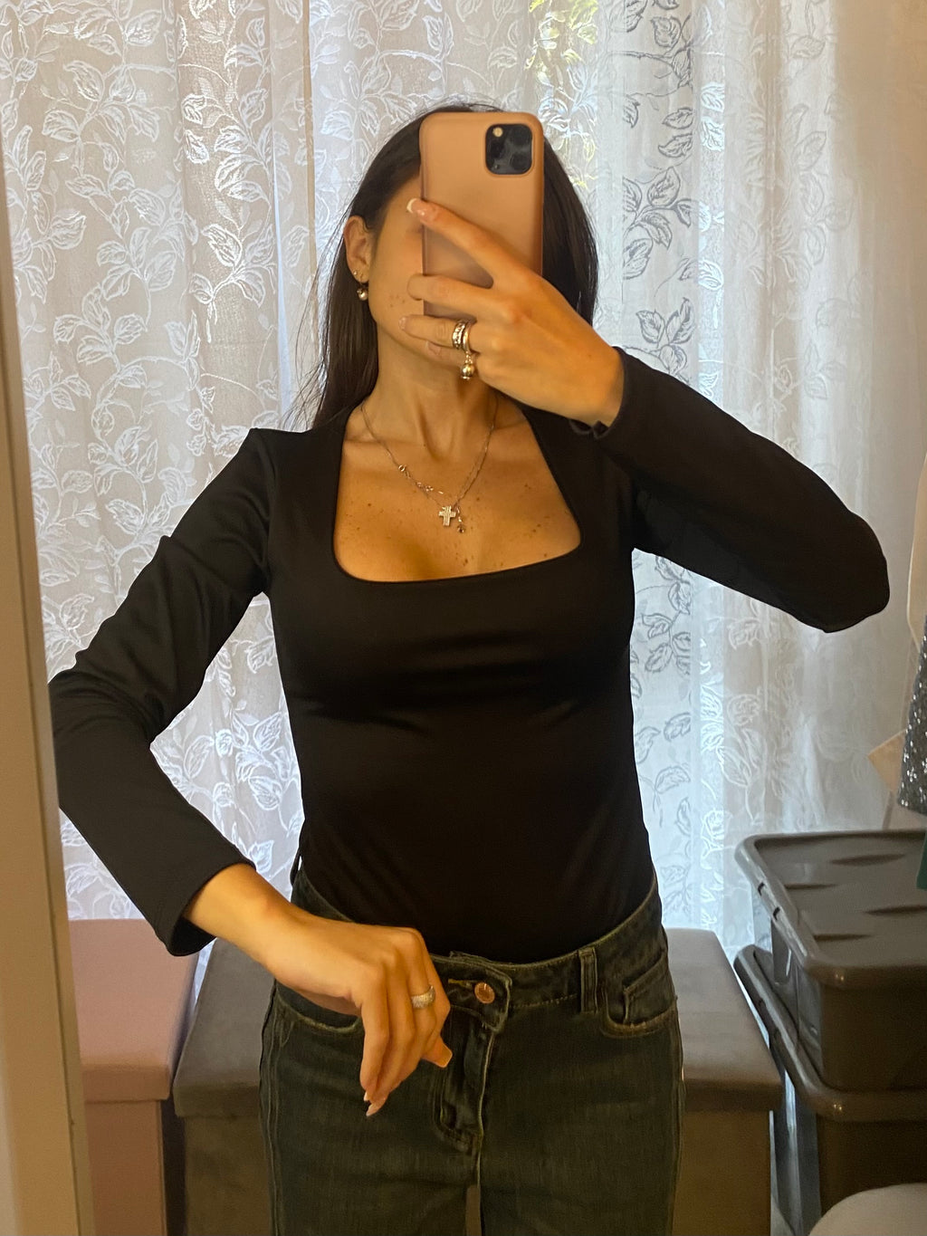 Body scollatura squadrata