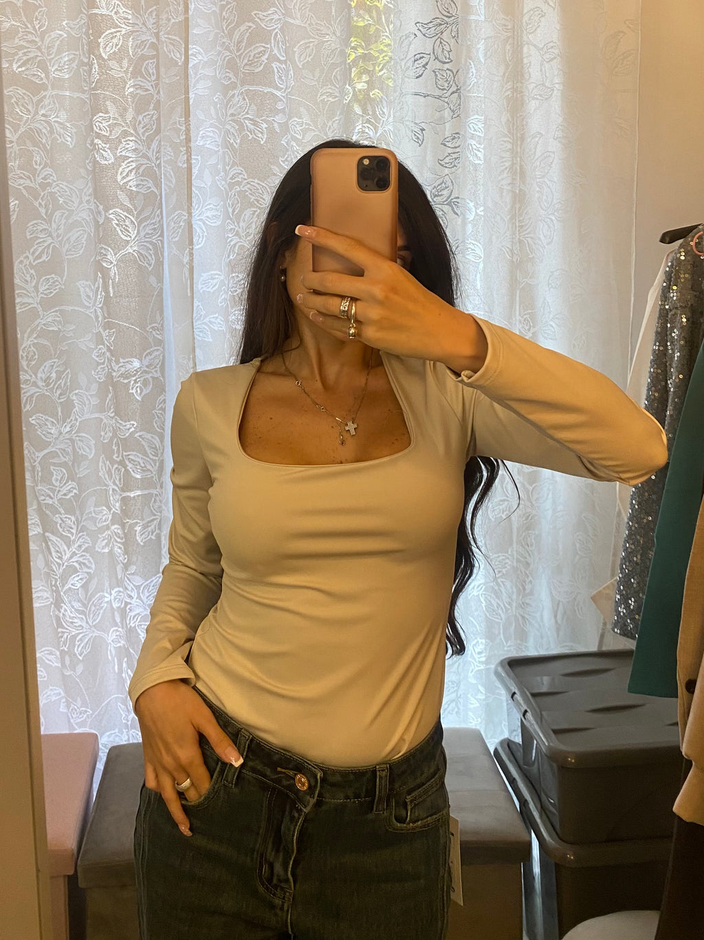 Body scollatura squadrata